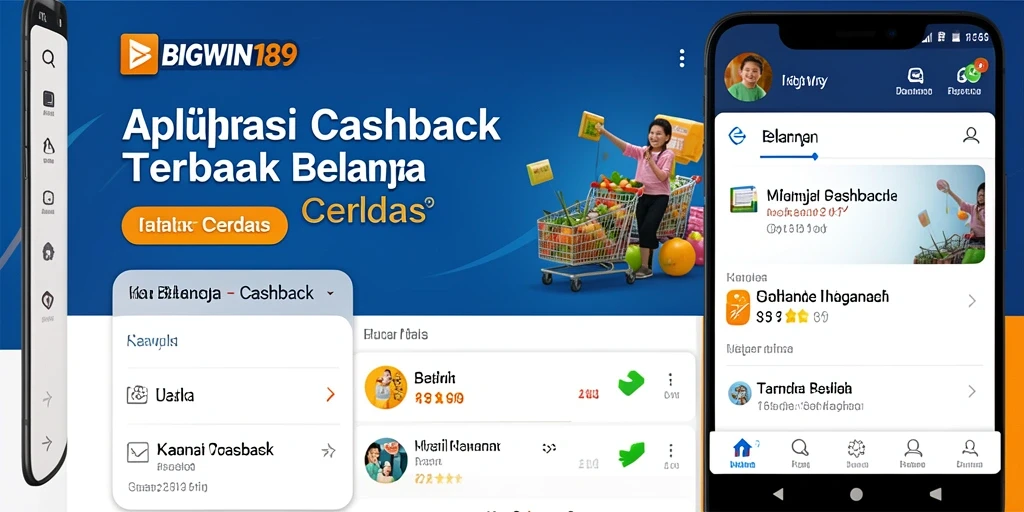 Tampilan antarmuka pengguna aplikasi BIGWIN189 dengan fungsi cashback yang menarik.