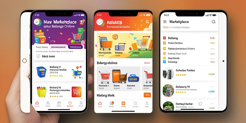 Tampilan antarmuka aplikasi F32 yang intuitif dan menarik.