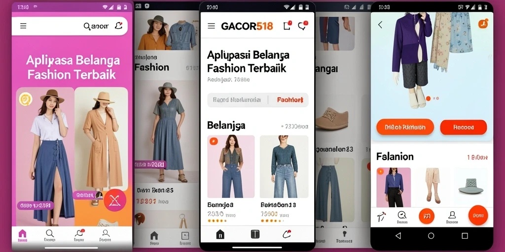 Tampilan antarmuka GACOR518 yang modern dan user-friendly.