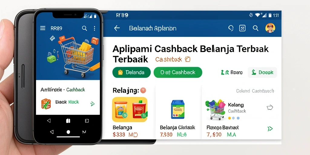 Antarmuka aplikasi Cashback RR89 yang menarik dan mudah digunakan.