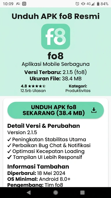 Unduh dan Instal APK fo8 Sekarang Juga!